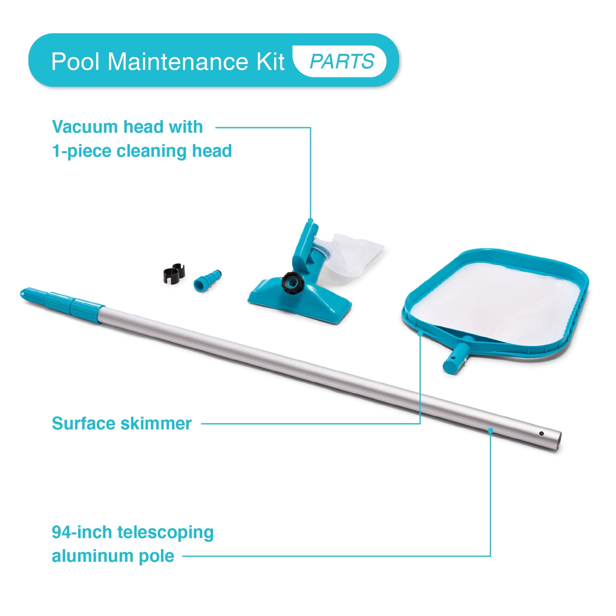 Intex 15ft x 48in Frame Swimming Pool Set w/ Pump and Filter Pump Cartridges