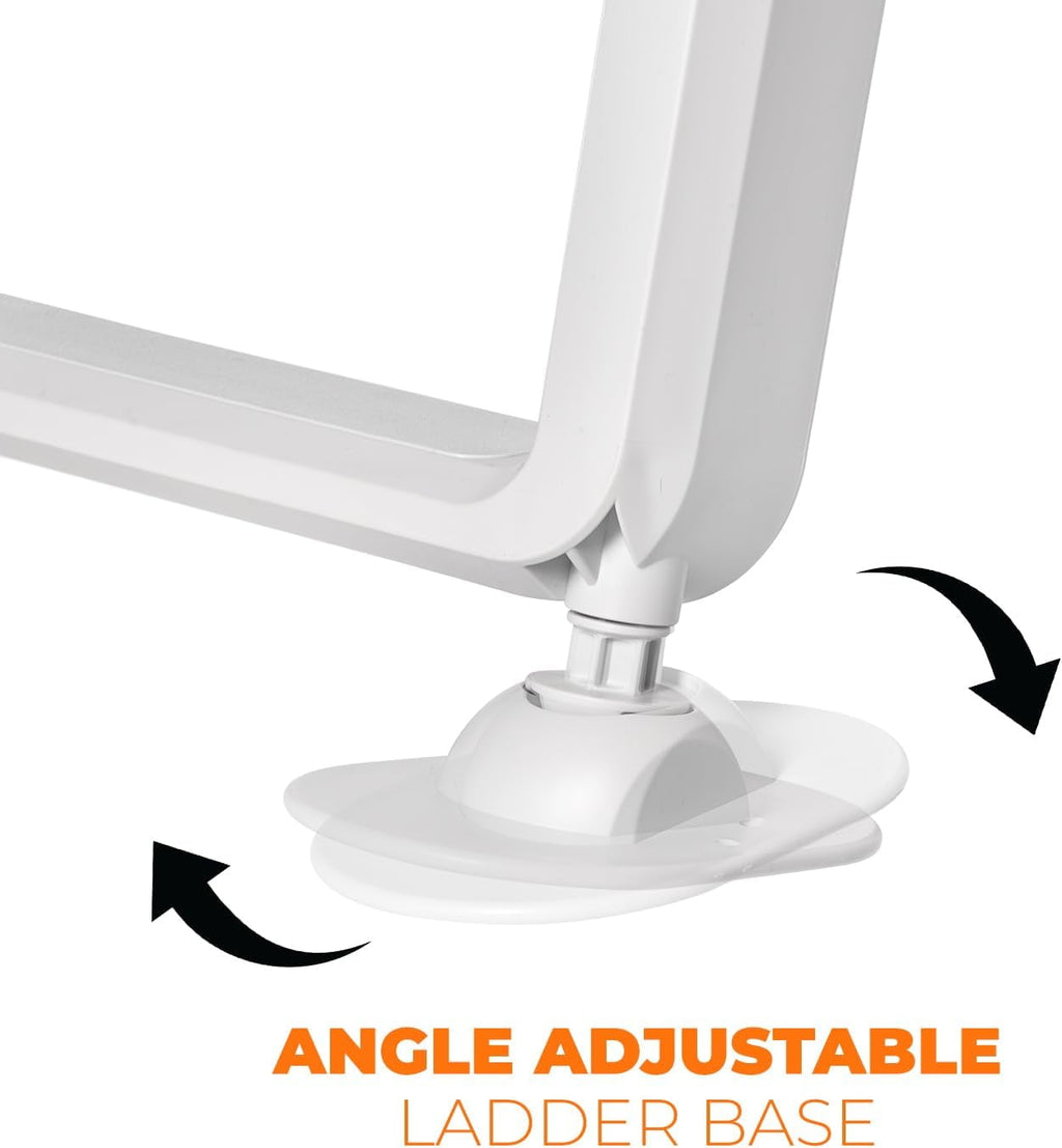 XtremepowerUS Pool Ladder 4-Step for 48-54 Above Ground Pools, 300LB, Swimming Pool Ladder