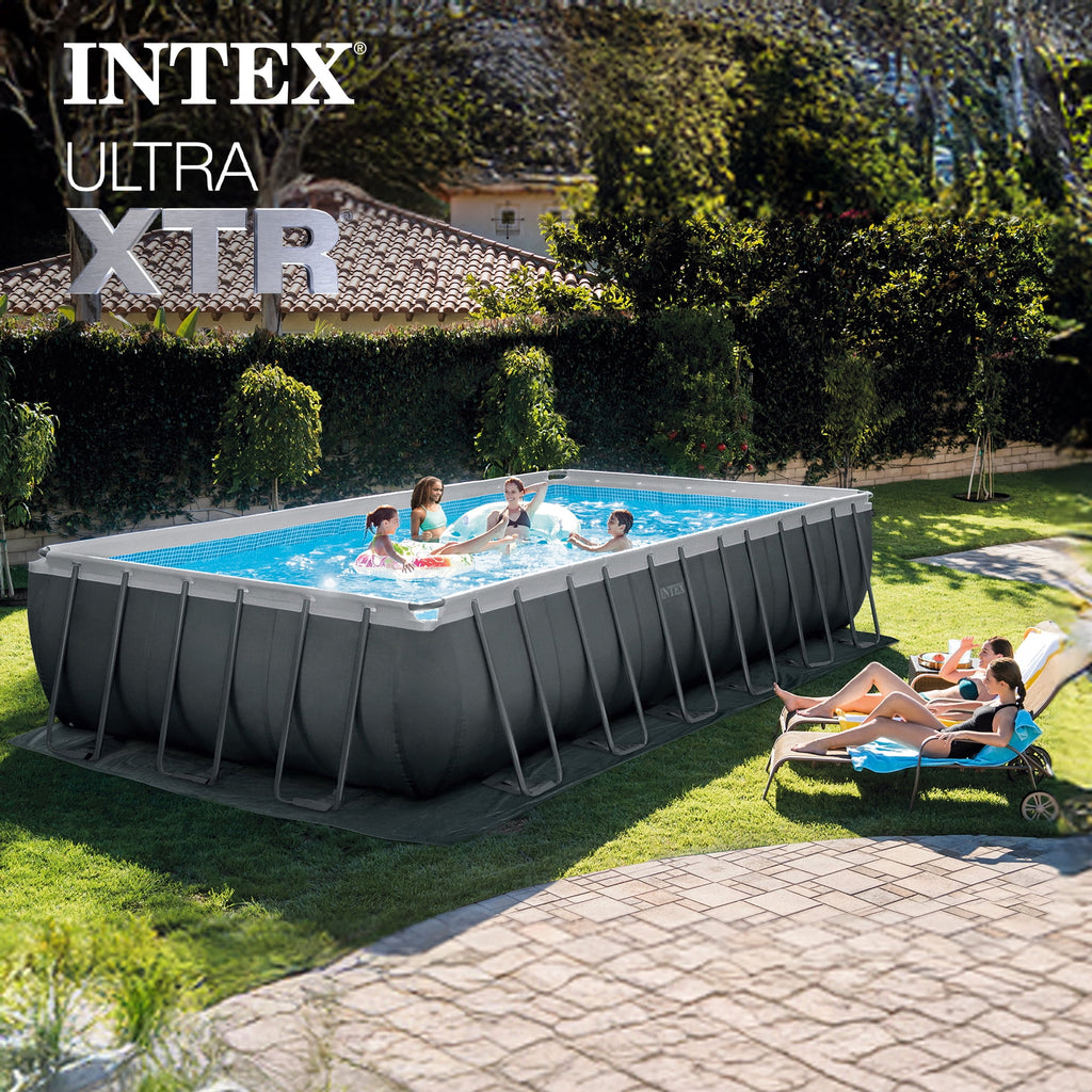 INTEX 24ft x 12ft x 52in Ultra XTR Above Ground Pool & OptiFlow 50lb Pool Filter Sand