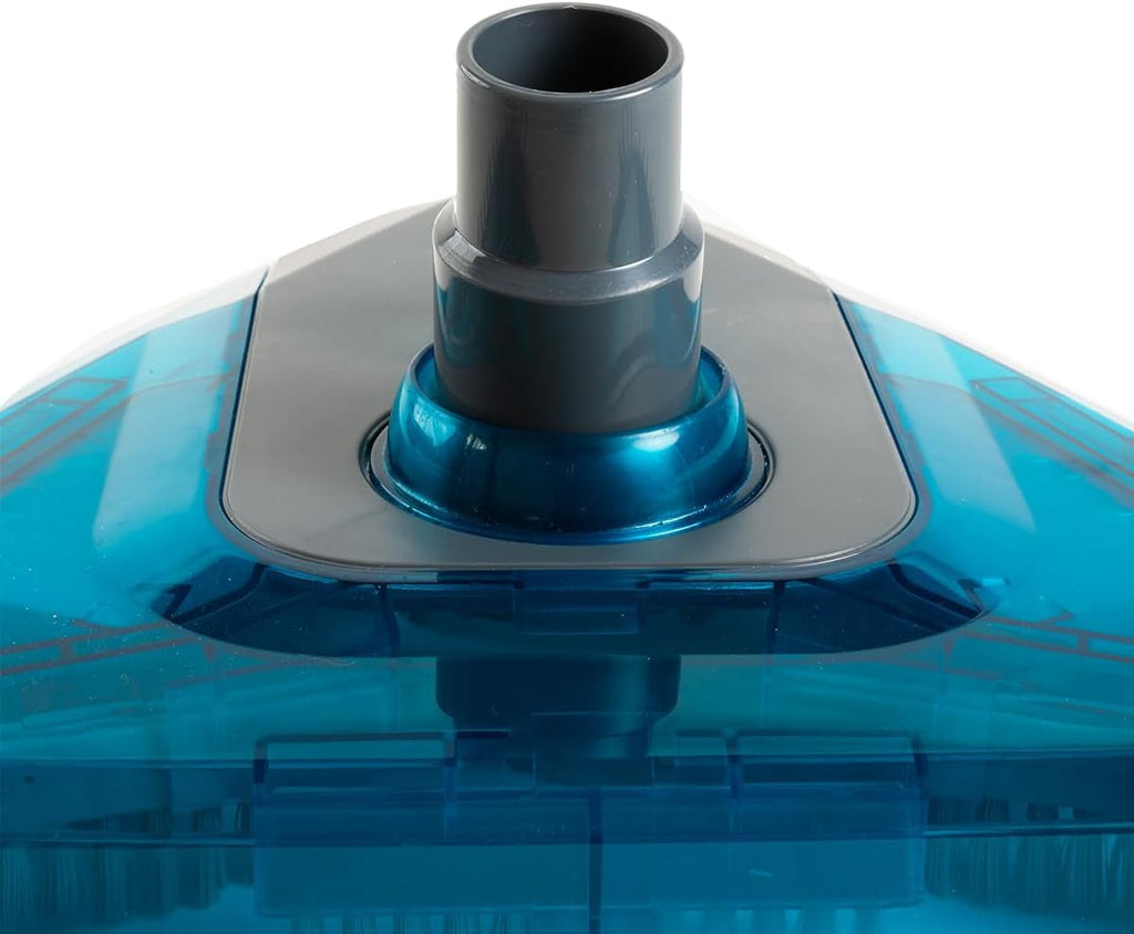 XtremepowerUS Weighted Triangle Pool Vacuum Head with Side Brushes, Universal Hose Adapter, Fits 1.25” & 1.5” Hoses, Pole Not Included