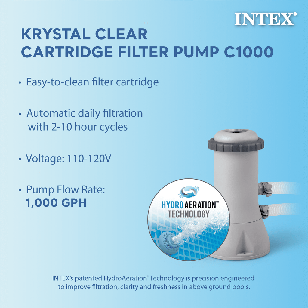 Intex 8 foot x 24 inch Easy Set Round Above Ground  Swimming Pool with Filter Pump, 28107EH
