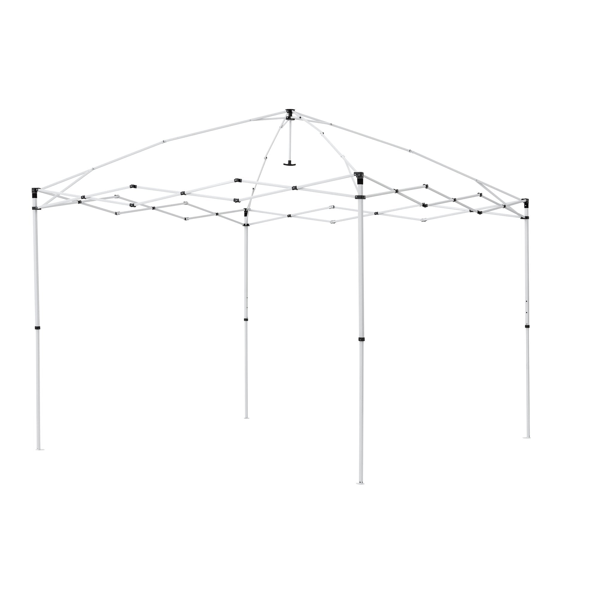 Ozark Trail 10x10 Instant Pop Up Canopy Tent with Simple Push Setup – Straight Leg Pop-Up Tent for Tailgating, Camping & Events, Gold