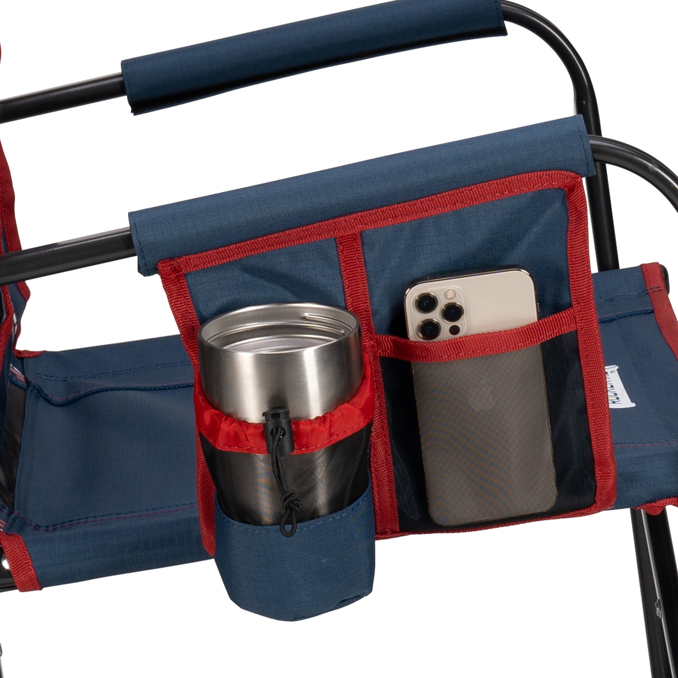 GCI Outdoor Freestyle Rocker XL Oversized Foldable Rocking Camp Chair, Pewter