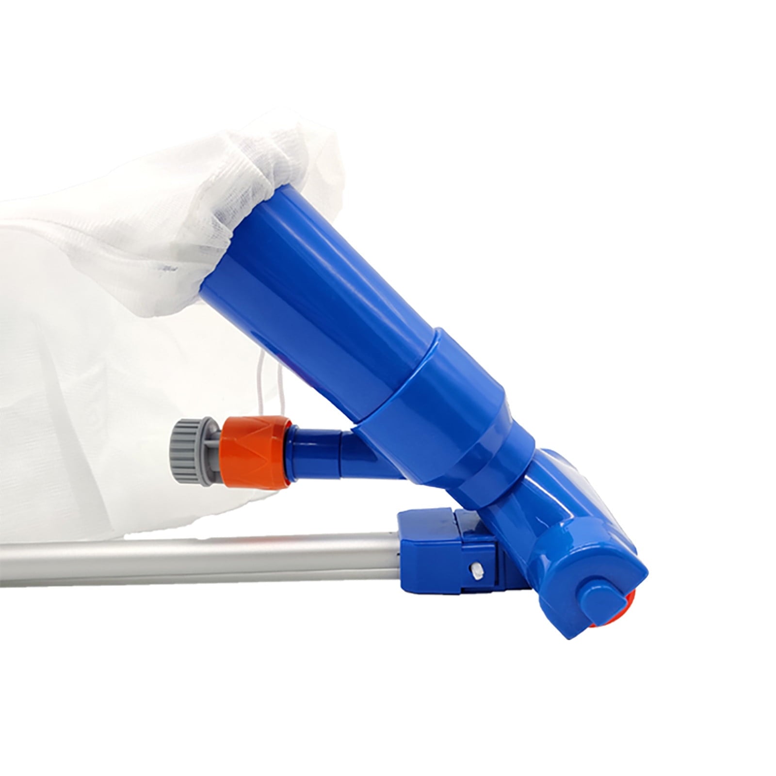 Clreance Swimming Pool Cleaning Kit,Pool Vacuum Cleaner with Replacement Net, Swimming Pool Skimmer Net Mini Assembly Rods for Above Ground Pools Inflatable Pool