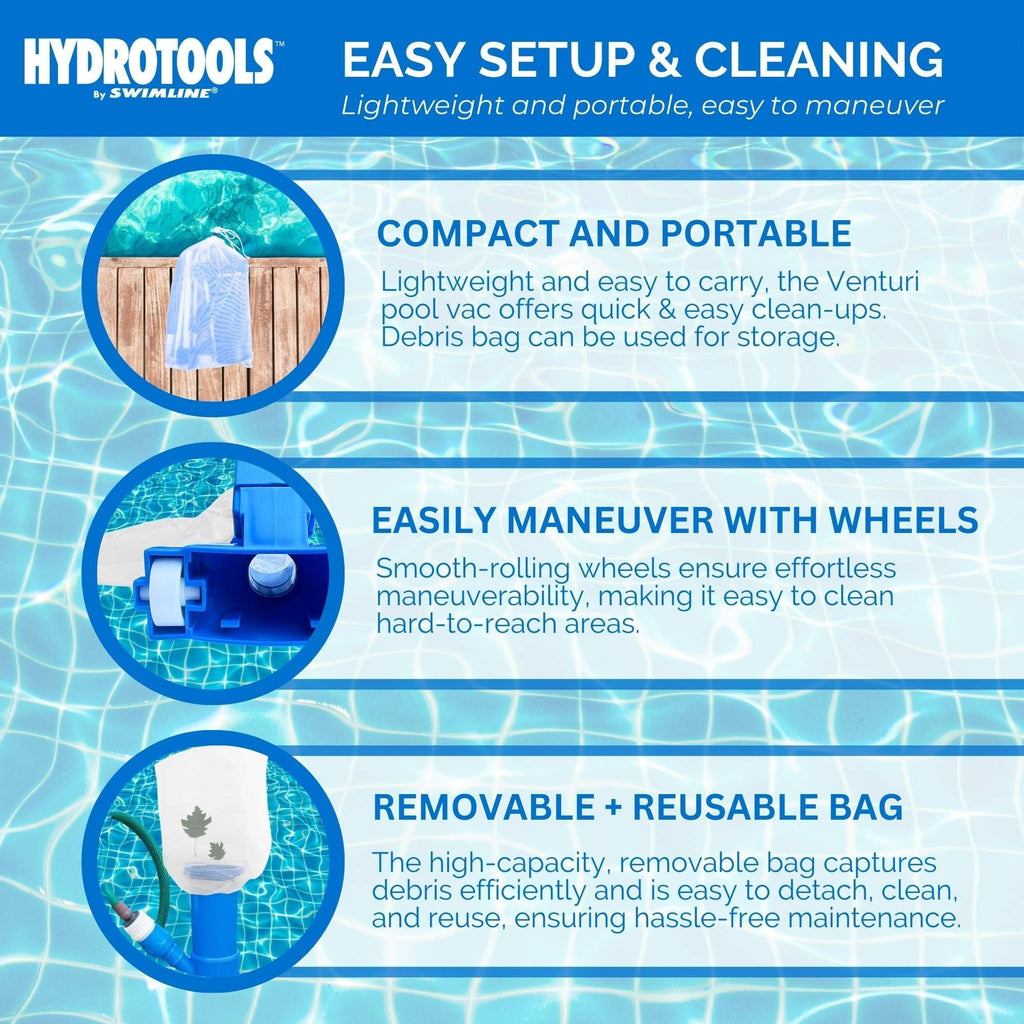 Hydrotools Small Pool & Spa Venturi Vacuum