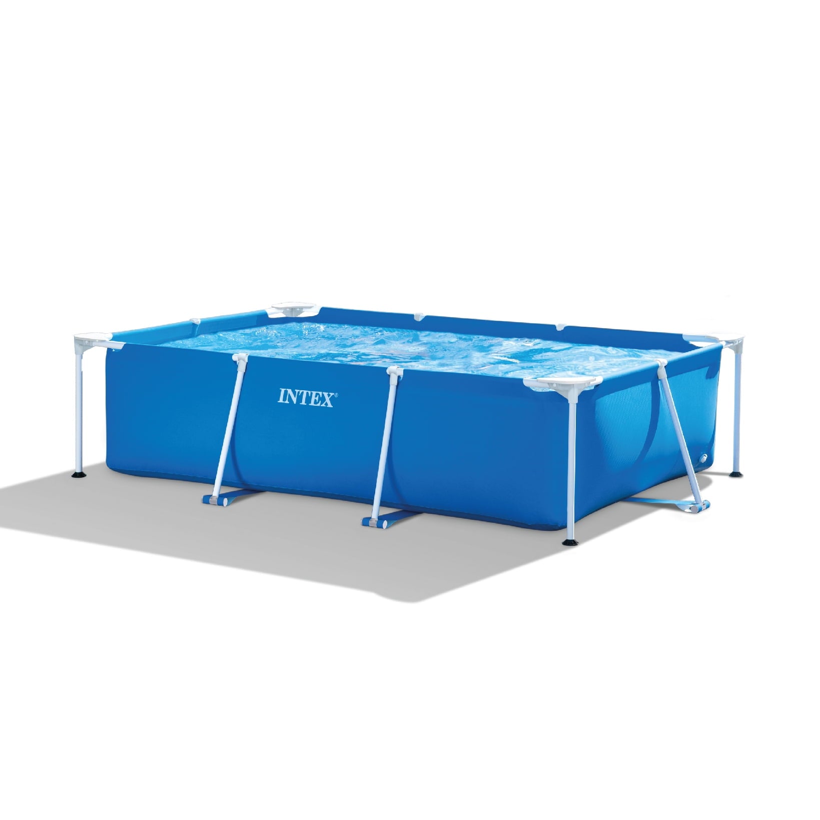 Intex 14.75' x 33 Rectangular Frame Above Ground Outdoor Swimming Pool