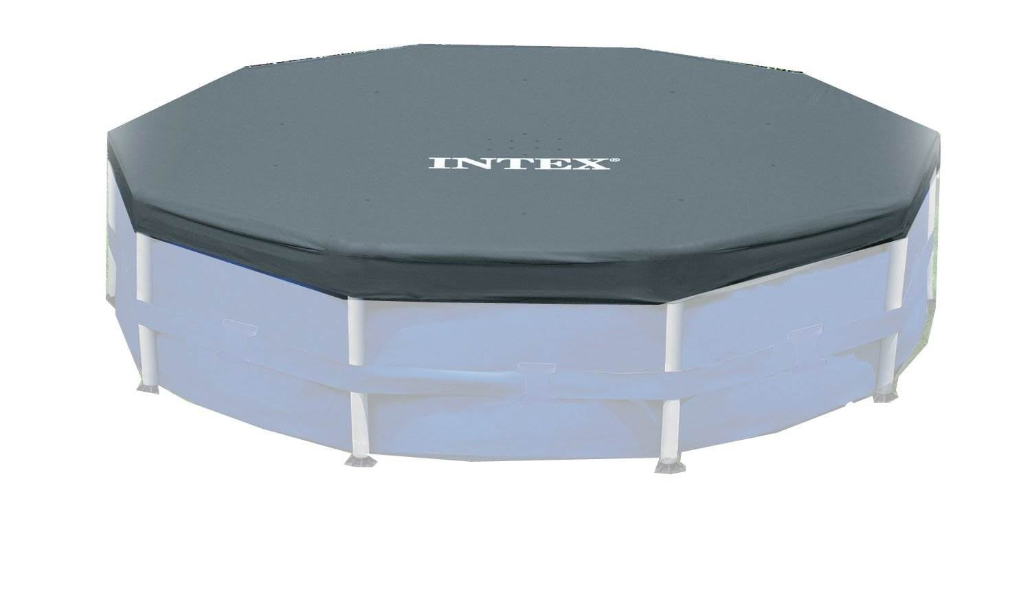 Intex 12 Ft x 30 Inches Metal Frame Set Above Ground Swimming Pool with Filter & Cover