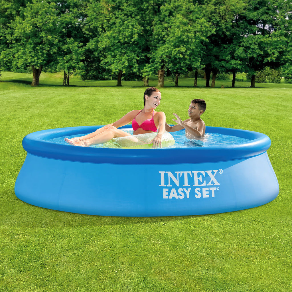 Intex: : Easy Set Pool - 8' x 24 - Inflatable Above Ground Swimming Pool, Puncture-Resistant Material, 513 Gal Cap, Kids-Family Water Play, 28106EH