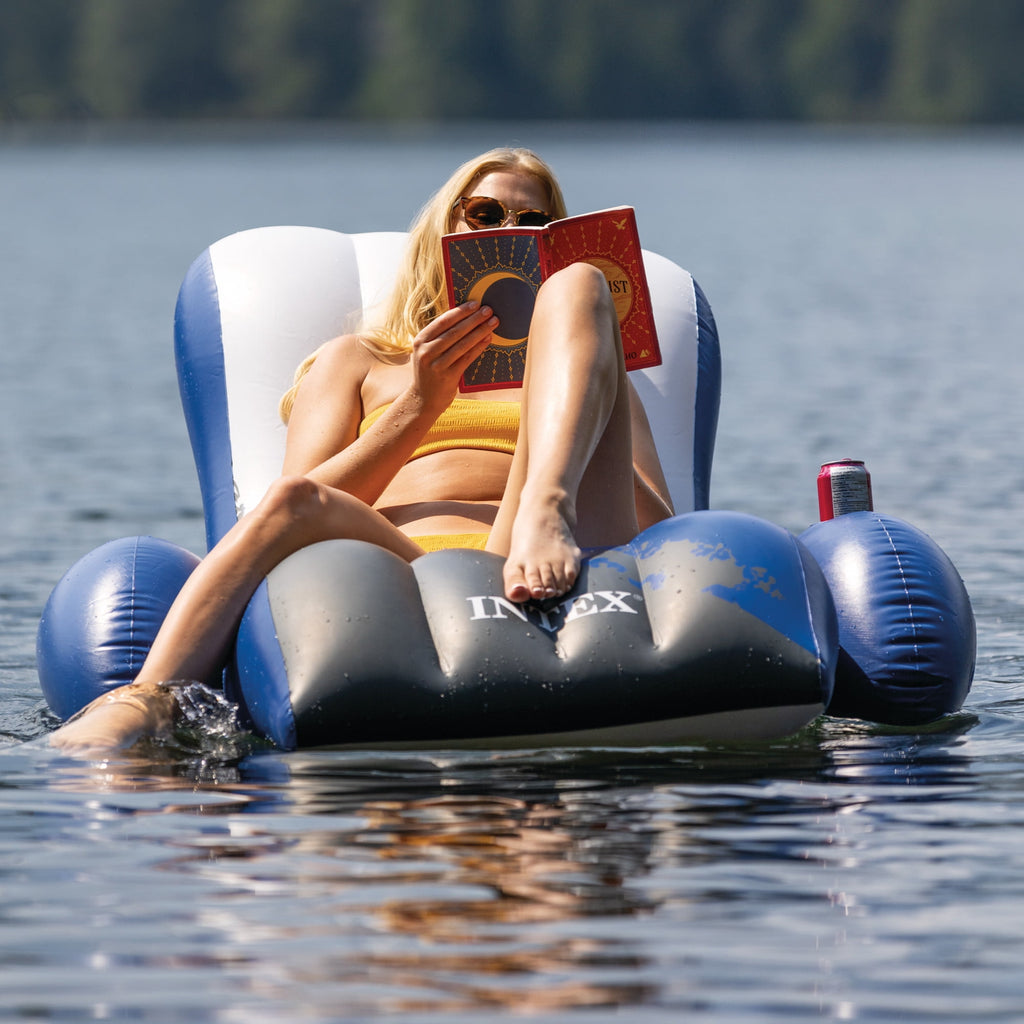 INTEX 32ft x 16ft x 52in Ultra XTR Above Ground Pool, Floats (2 Pack), & Inflatable Cooler