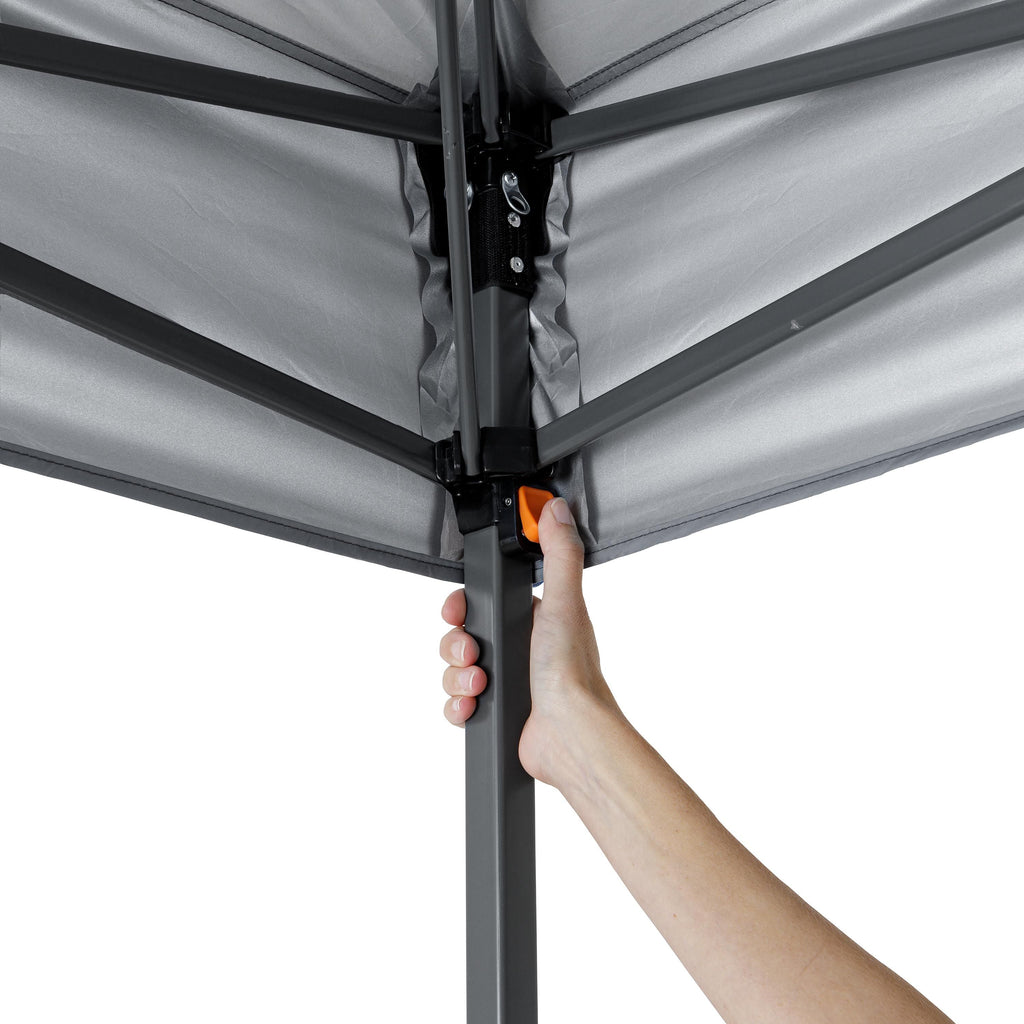 Ozark Trail 12' x 12' Instant Straight Leg Canopy for Camping - Gray
