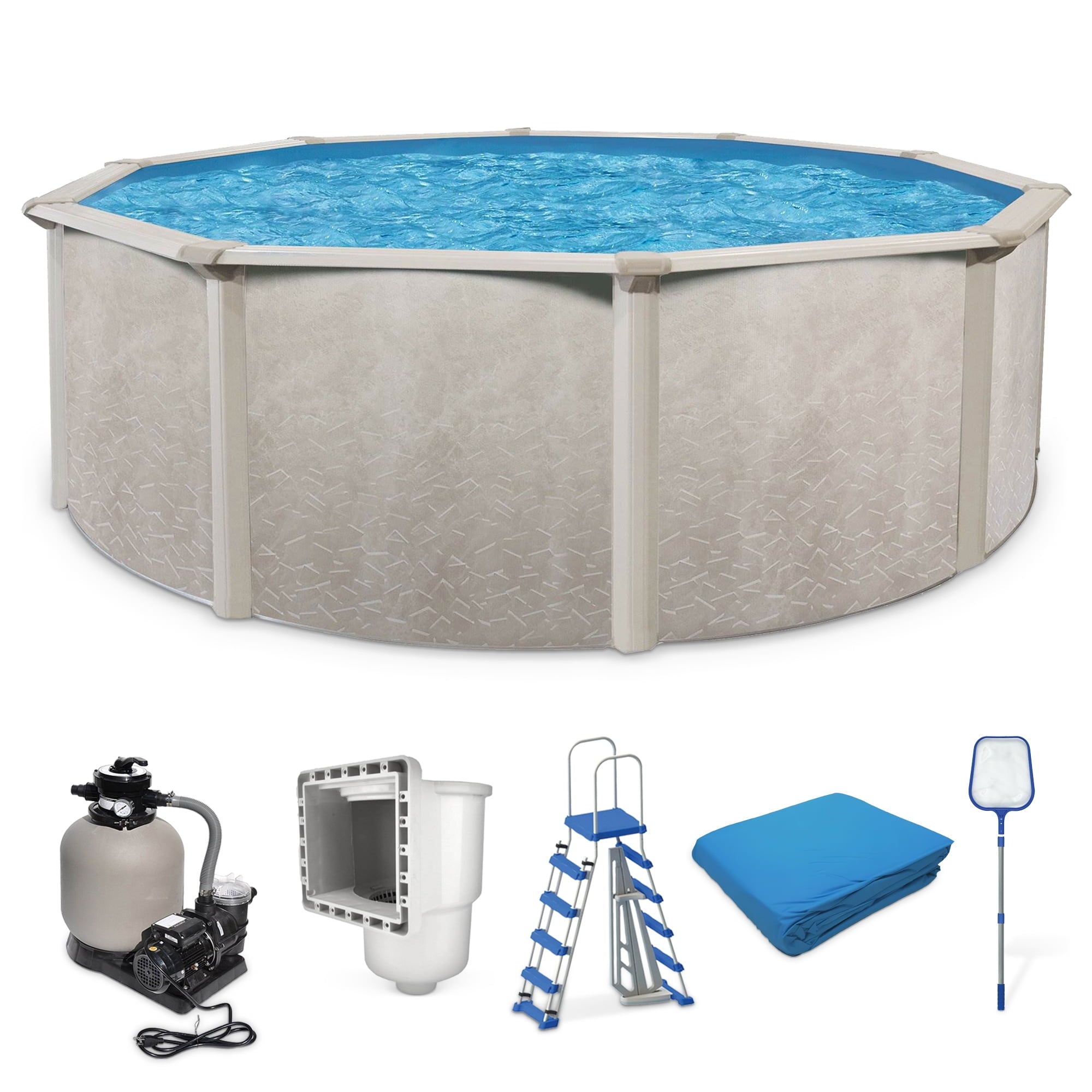 Aquarian Phoenix 18' x 52 Steel Frame DIY Family Above Ground Pool Kit