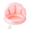 Funsicle 3.3ft Cutie Clam Shaded Pool, Inflatable Kiddie Pool, Multicolor, Round, Age 3 & up