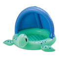 Funsicle 3.3ft Turtle Cove Shaded Pool, Inflatable Kiddie Pool, Multicolor, Round, Age 3 & up
