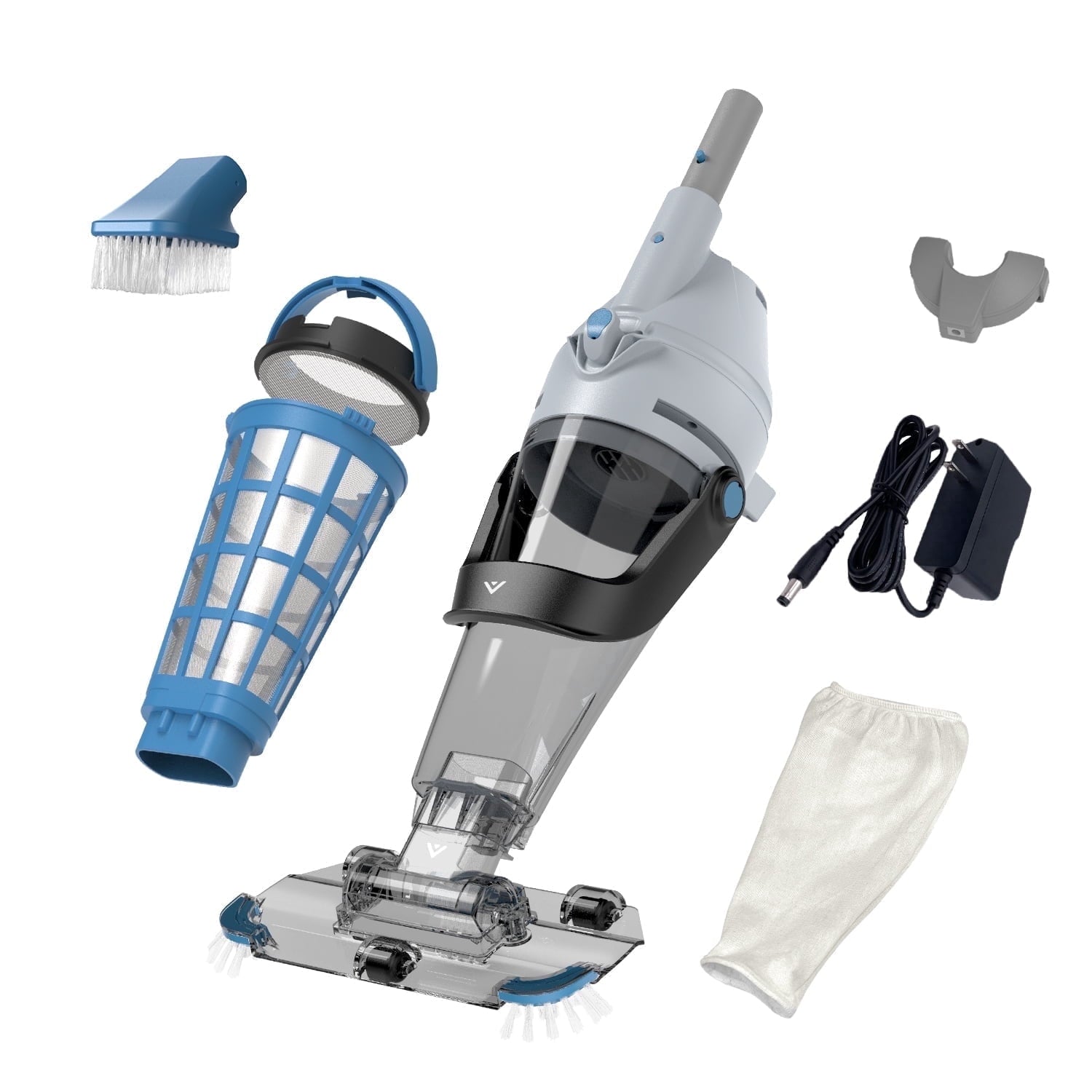 Kokido 2026 XTROVAC 510 Rechargeable Handheld Pool Vacuum, Cordless, Optimized Suction, 90 Mins, for In-Ground and Above Ground Pools