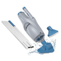 Kokido Rechargeable Handheld Pool Vacuum XTROVAC 110 Cordless with Adjustable Pole and 2 Brush Vac Heads for Above-Ground Pools,  Spot Clean Inground Pools