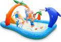 Sable Inflatable Pool, 95 x 75 x 40in Rectangular Swimming Pool for Toddlers, Kids, Family, Above Ground, Backyard, Outdoor