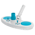 U.S. Pool Supply 13 Weighted Pool Vacuum Head with Nylon Bristles, Swivel Hose Connection, EZ Clip Handle - Connect 1-1/4 or 1-1/2 Hose - Removes Debris, Cleans Floors - Safe for Vinyl Lined Pools