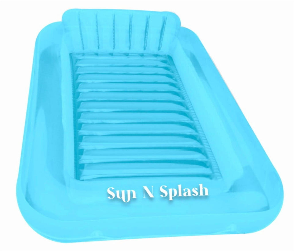 Sun N Splash Blue Oasis Inflatable Tanning Pool for Ages 14+