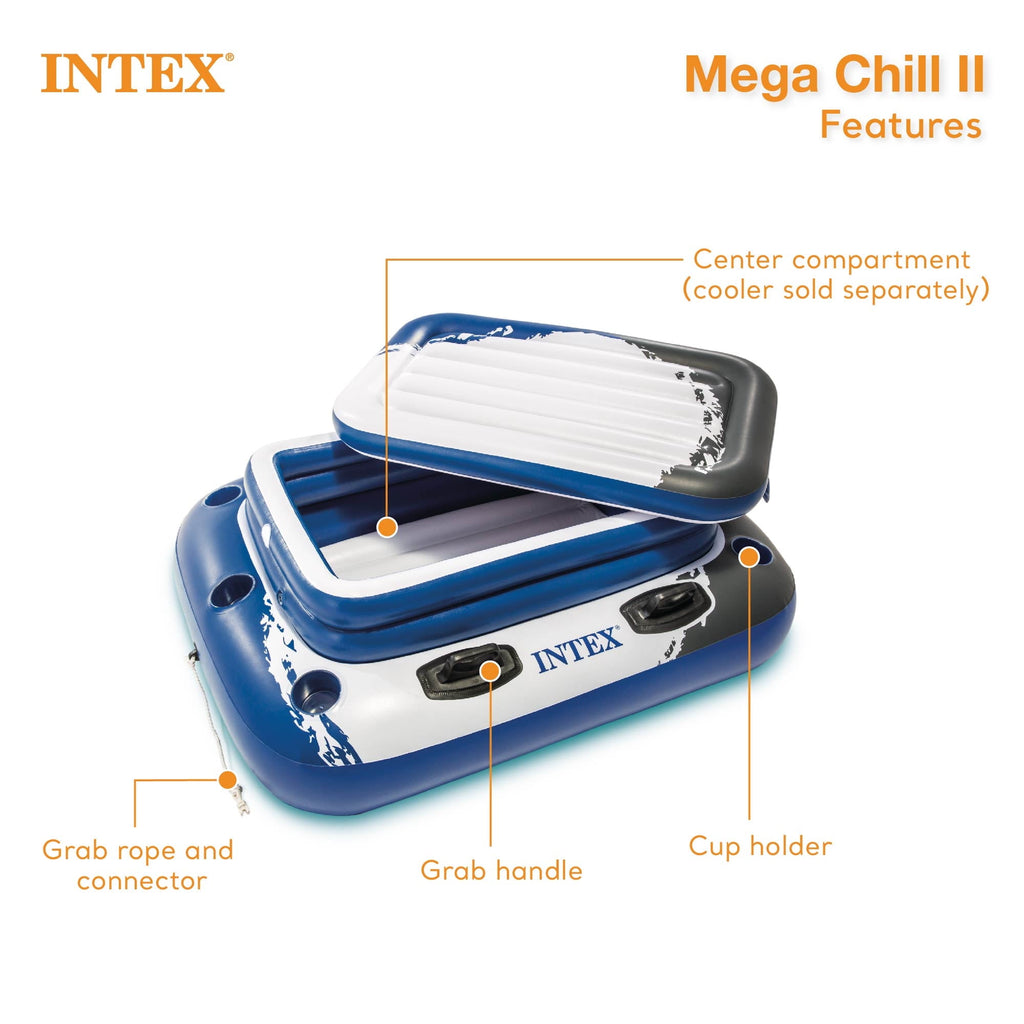 INTEX 18ft x 9ft x 52in Ultra XTR Above Ground Pool, Floats (2 Pack), & Inflatable Cooler