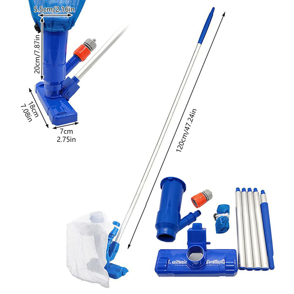 Clearance Cordless Pool Vacuum for Deep Cleaning & Strong Suction, Handheld Rechargeable Swimming Pool Cleaner for Inground and Above Ground Pools, Hoseless Pool Vac, Pool Cleaning Tools