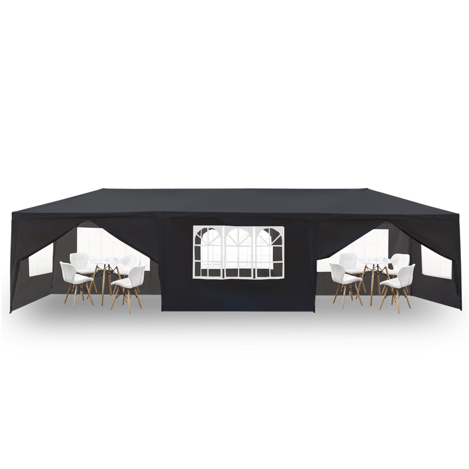 Ktaxon 10' X 30' Canopy Tent with 8 Side Walls for Party Wedding Camping and BBQ