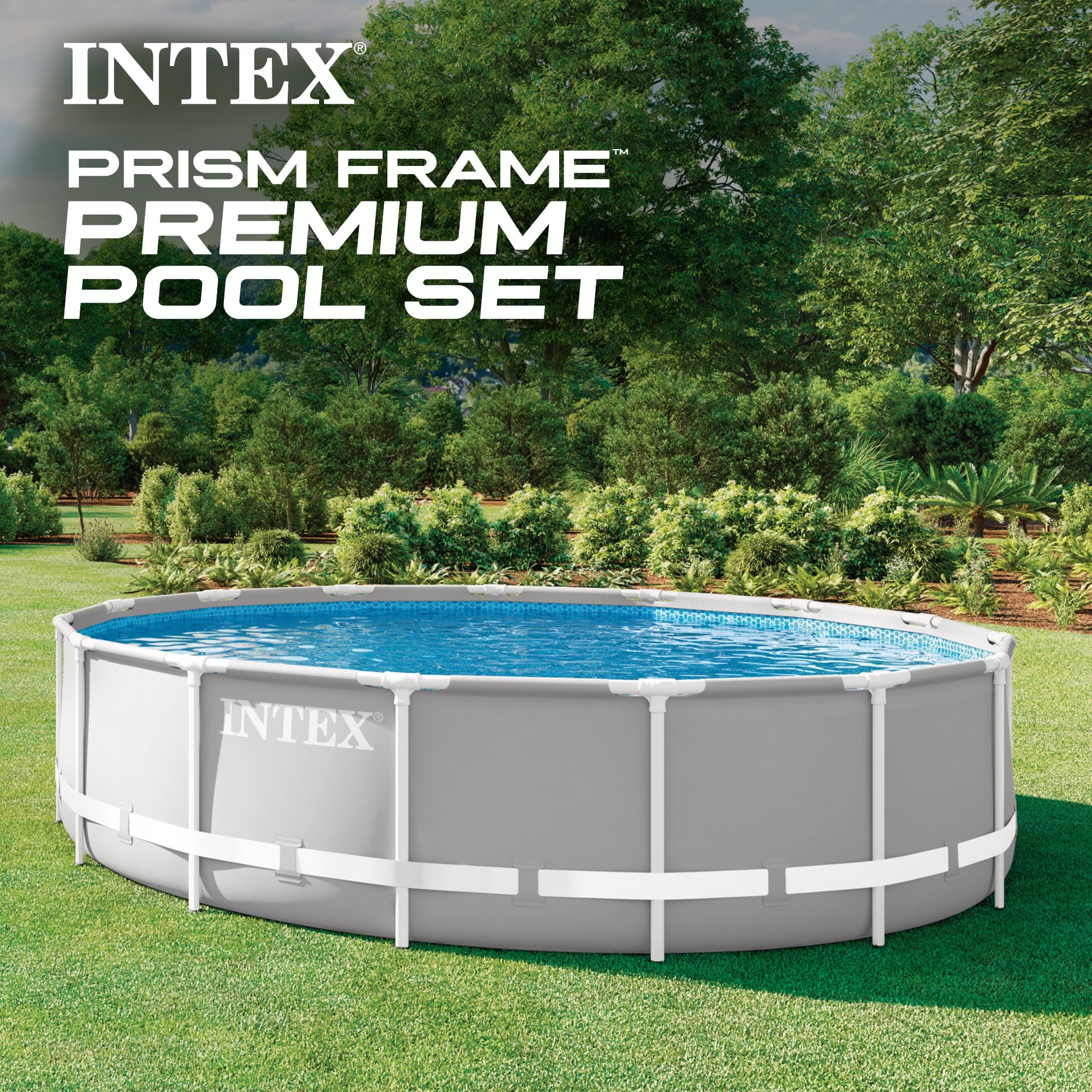 Intex 26723EH 15ft x 42in Prism Frame Above Ground Swimming Pool Set
