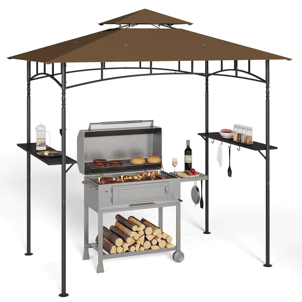 10x10 Pop-Up Canopy Tent with Removable Walls, 3 Height Adjustable Easy Set up Portable Gazebo, For Camping, White