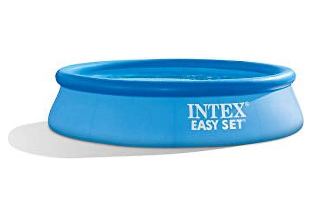 Intex 8 foot x 24 inch Easy Set Round Above Ground  Swimming Pool with Filter Pump, 28107EH