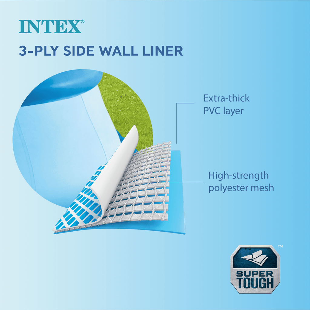 Intex 8 foot x 24 inch Easy Set Round Above Ground  Swimming Pool with Filter Pump, 28107EH