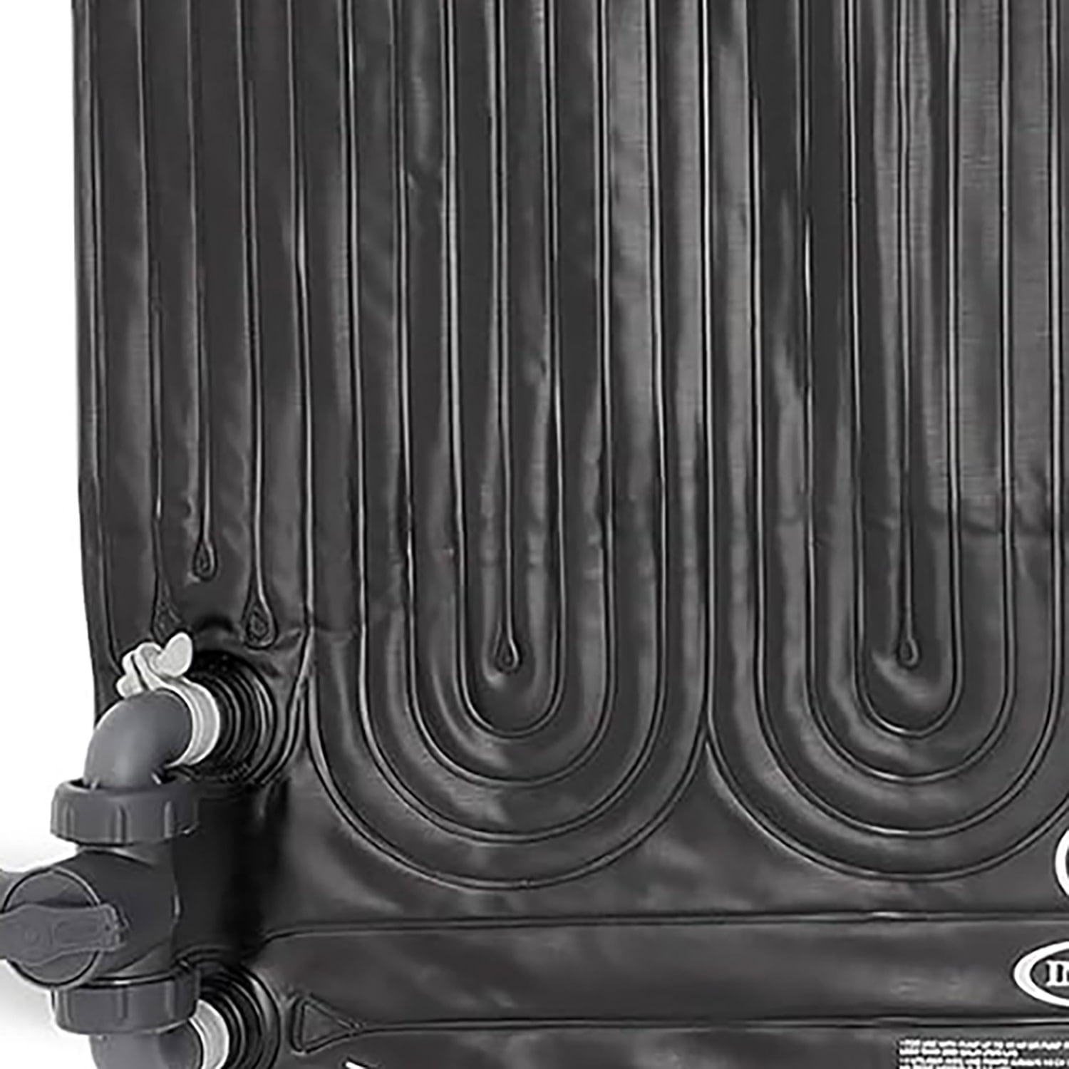 Intex: Solar Heater Mat - 47 Black, Water Warming Pad for 8k Gal Above Ground Swimming Pool, Raise Temperature 5-9 Degrees, Hose Attachment, Adapters