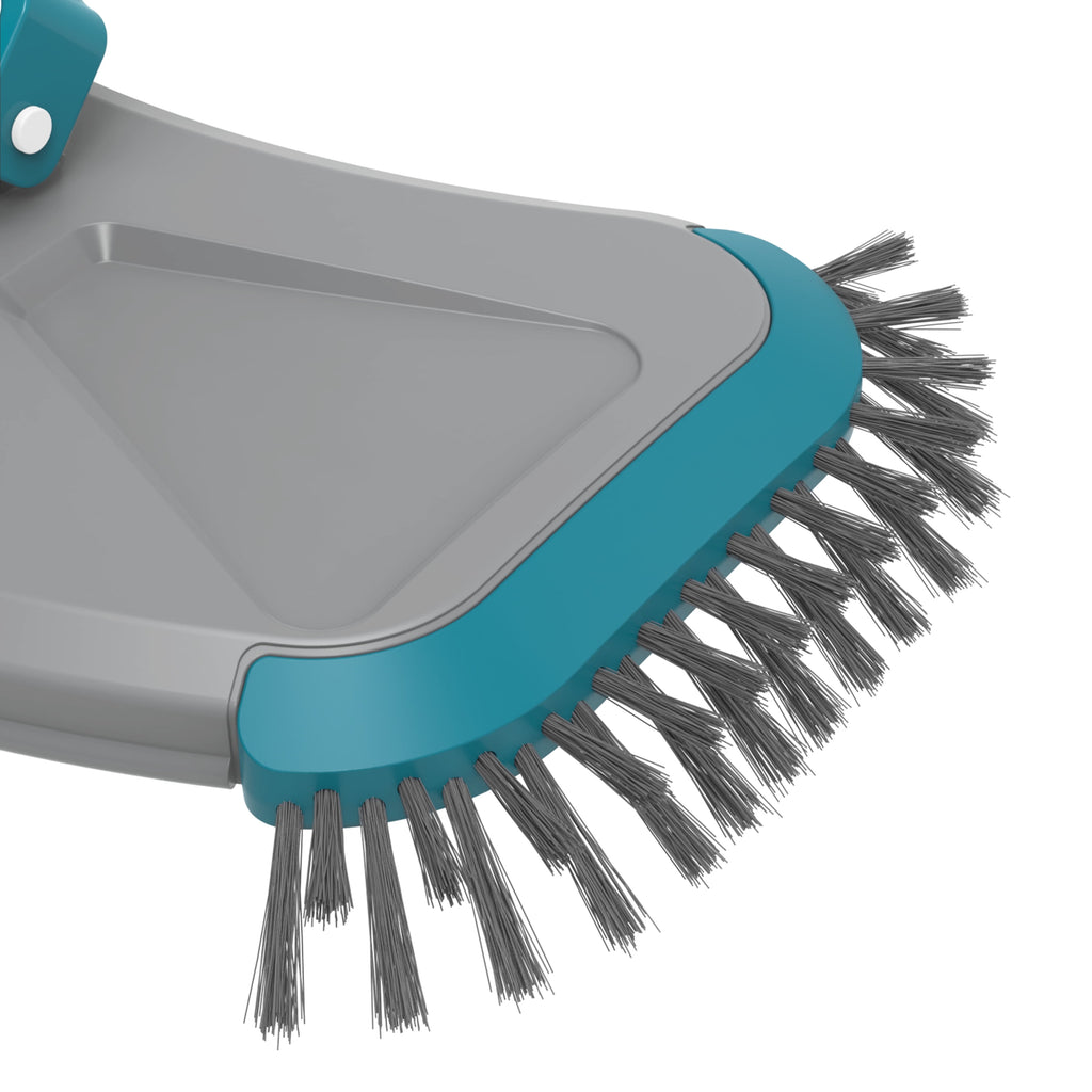 Bluescape Teal & Gray 14in Pool Vacuum Head with Air Valve and PP Bristles