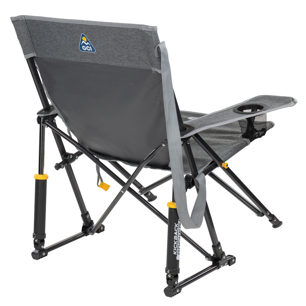 GCI Outdoor Kickback Rocker Low Profile Rocking Camp Chair, Summer Floral